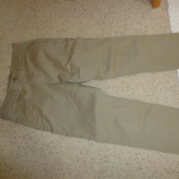 NWOT Levi's Strauss & Co. Two Horse Brand Pant W30xL32 Khaki Tan Zip/Button - Picture 2 of 15